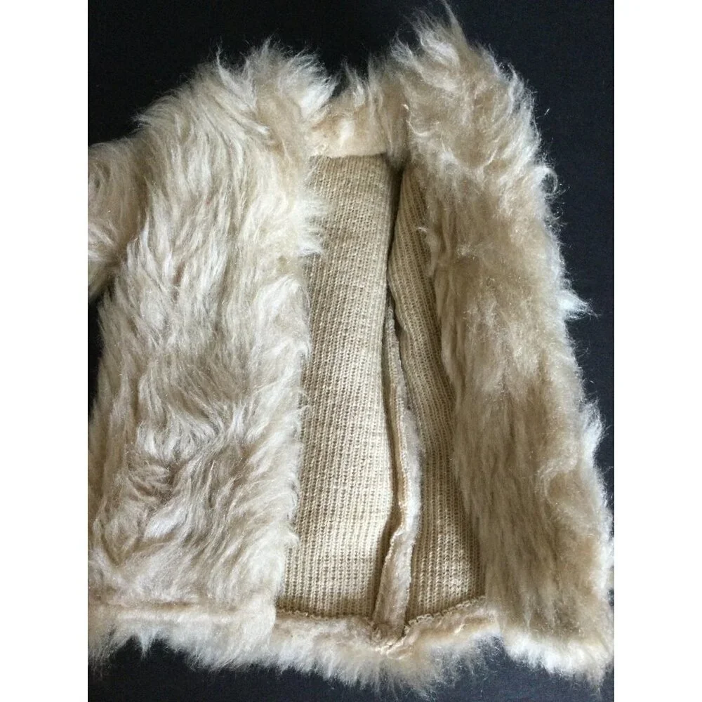 Vintage Barbie Skipper Doll Clothes Lot 6 Dresses 80s jacket fur coat fuzzy robe